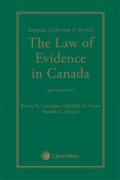 Cover of Sopinka, Lederman &#38; Bryant: The Law of Evidence in Canada