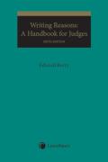 Cover of Writing Reasons: A Handbook for Judges