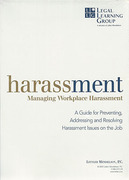Cover of Managing Workplace Harrassment