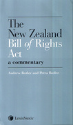 Cover of The New Zealand Bill of Rights Act: A Commentary