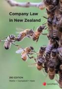 Cover of Company Law in New Zealand
