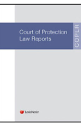 Cover of Court of Protection Law Reports