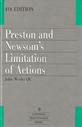 Cover of Preston and Newsom's Limitation of Actions