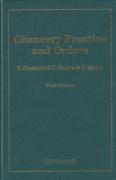 Cover of Chancery Practice and Orders