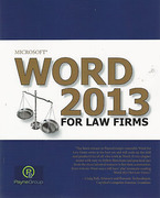 Cover of Microsoft Word 2013 for Law Firms