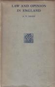 Cover of Lectures on The Relation Between Law and Public Opinion in England During the Nineteenth Century 2nd ed