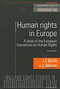 Cover of Human Rights in Europe: A Study of the European Convention on Human Rights