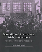 Cover of The Trial in History: Volume 2. Eighteenth to the Twentieth Century