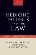 Cover of Medicine, Patients and the Law