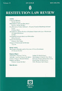 Cover of Restitution Law Review Volume 19