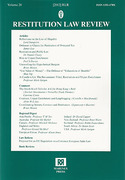Cover of Restitution Law Review Volume 20