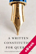 Cover of A Written Constitution for Quebec? (eBook)