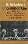 Cover of Uncommon Law: Being 66 Misleading Cases Revised and Collected in One Volume