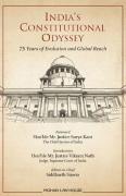 Cover of India's Constitutional Odyssey: 75 Years of Evolution and Global Reach