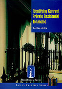 Cover of Identifying Current Private Residential Tenancies