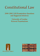 Cover of Old Bailey Press: Constitutional Law: 1998 - 1999 LLB Examination Questions and Suggested Solutions