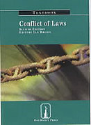 Cover of Old Bailey Press: Conflict of Laws Textbook