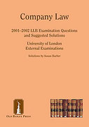 Cover of Old Bailey Press: Company Law: 1999 - 2000 LLB Examination Questions and Suggested Solutions