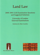 Cover of Old Bailey Press: Land Law: 2000 - 2001 LLB Examination Questions and Suggested Solutions