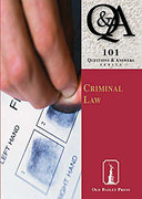 Cover of Old Bailey Press: 101 Questions & Answer Series: Criminal Law