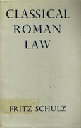 Cover of Classical Roman Law