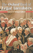 Cover of The Oxford Book of Legal Anecdotes
