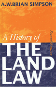 Cover of A History of The Land Law