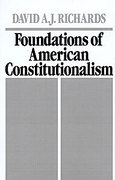 Cover of Foundations of American Constitutionalism