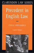 Cover of Precedent in English Law