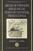 Cover of Abuse of Process and Judicial Stays of Criminal Proceedings