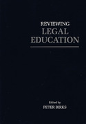 Cover of Reviewing Legal Education