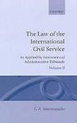 Cover of The Law of the International Civil Service 2nd ed: Volume 2