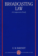 Cover of Broadcasting Law: A Comparative Study