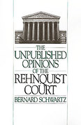 Cover of The Unpublished Opinions of the Rehnquist Court