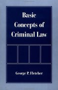 Cover of Basic Concepts of Criminal Law