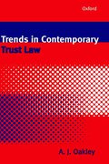 Cover of Trends in Contemporary Trust Law