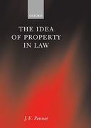 Cover of The Idea of Property in Law