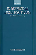 Cover of In Defense of Legal Positivism: Law Without trimmings