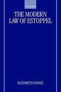Cover of The Modern Law of Estoppel