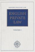 Cover of English Private Law