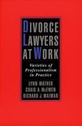 Cover of Divorce Lawyers at Work