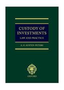 Cover of Custody of Investments: Law and Practice