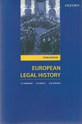 Cover of European Legal History: Sources and Institutions