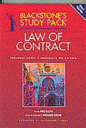 Cover of Blackstone's Study Pack: Law of Contract