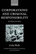 Cover of Corporations and Criminal Responsibility