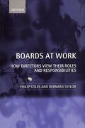 Cover of Boards at Work: How Directors View Their Roles and Responsibilities