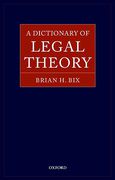Cover of A Dictionary of Legal Theory