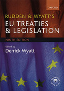 Cover of Rudden & Wyatt's EU Treaties & Legislation