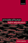 Cover of Principles of Human Rights Adjudication