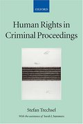 Cover of Human Rights in Criminal Proceedings